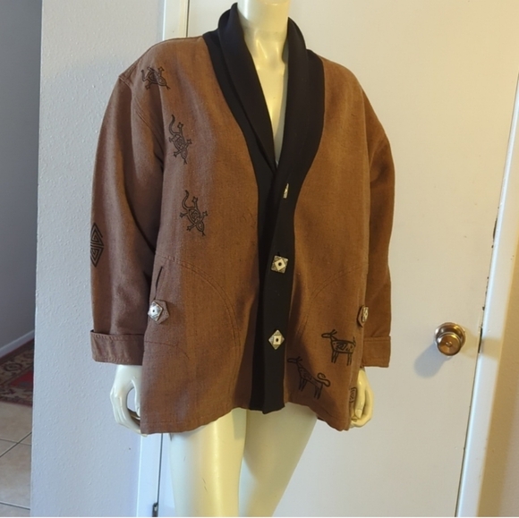 Tribal Cotton From Napal Jacket - Picture 3 of 15